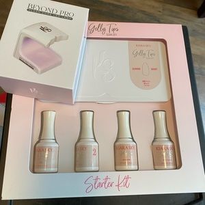 Kiara Sky Gelly Tips starter kit - short almond